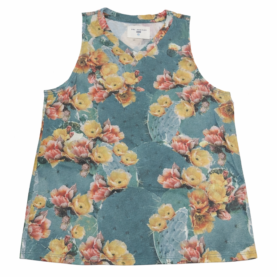 Sol Tank Marigold Floral