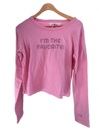 T2love Long Sleve Boxy Tshirt Favorite