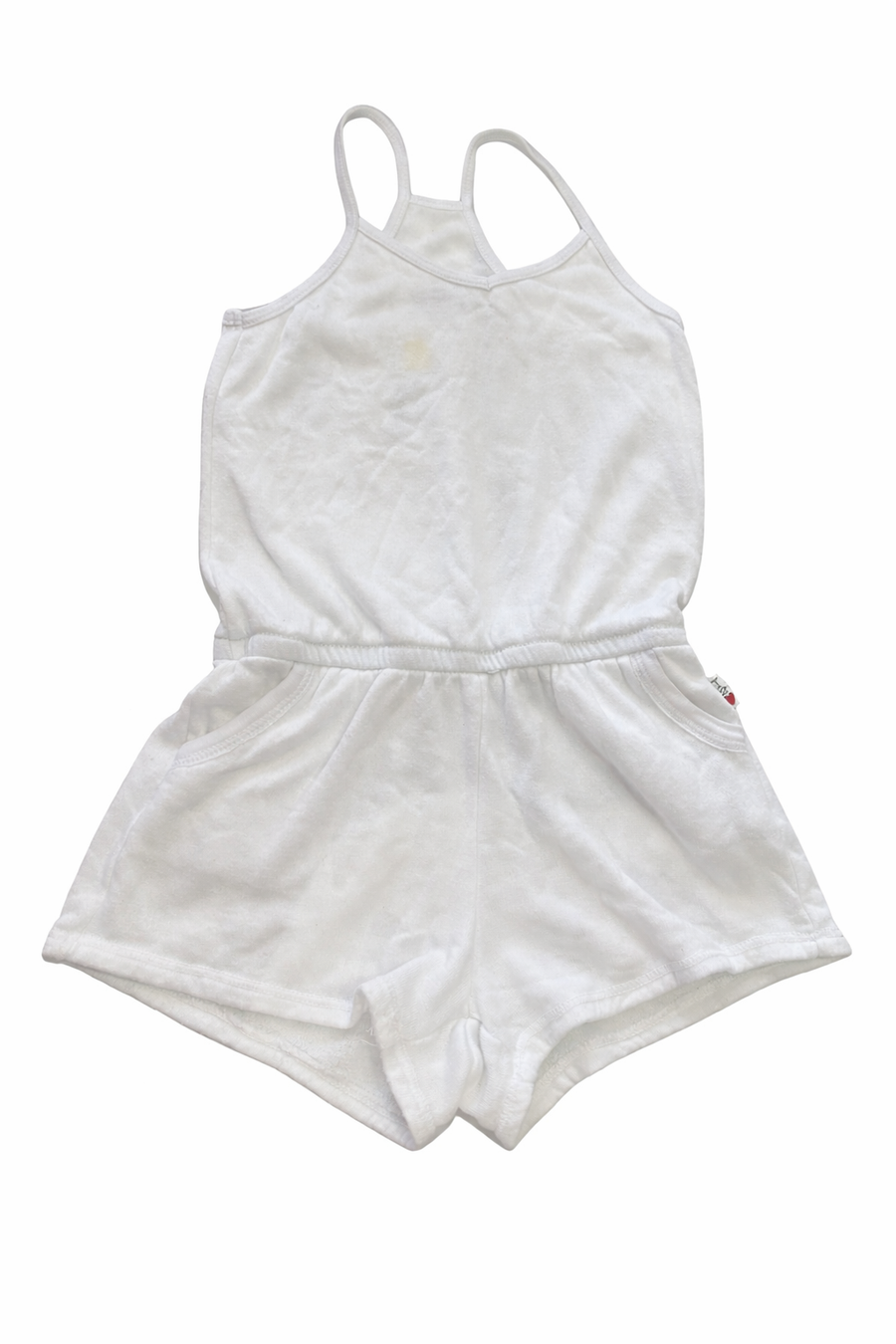 T6410H Cami Romper White