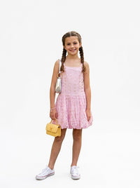 Theme Heart Bubble Dress Pink