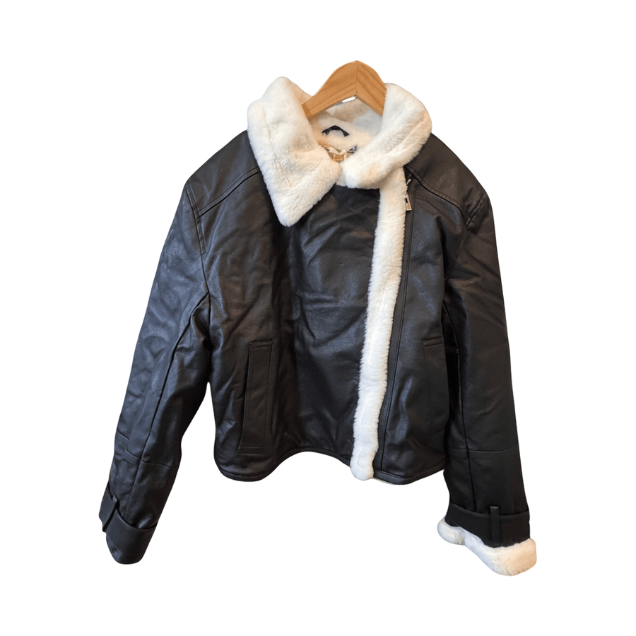 VH Faux Fur Jacket - Black