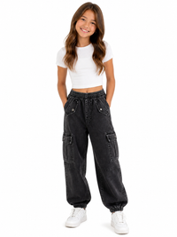 VH Cargo Pant Tencel - Black