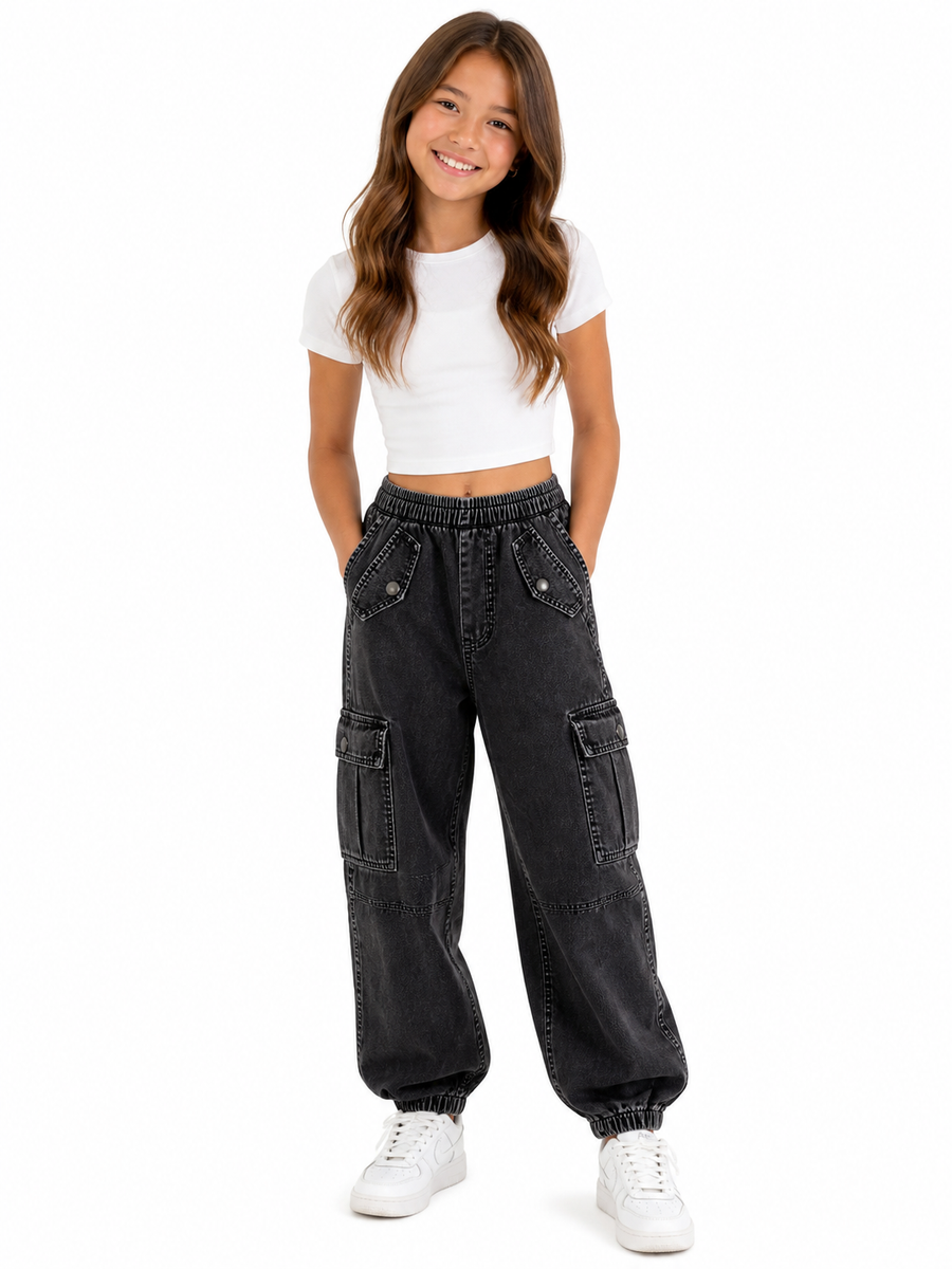 VH Cargo Pant Tencel - Black