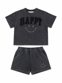 VH Top/Short Set Black - Happy