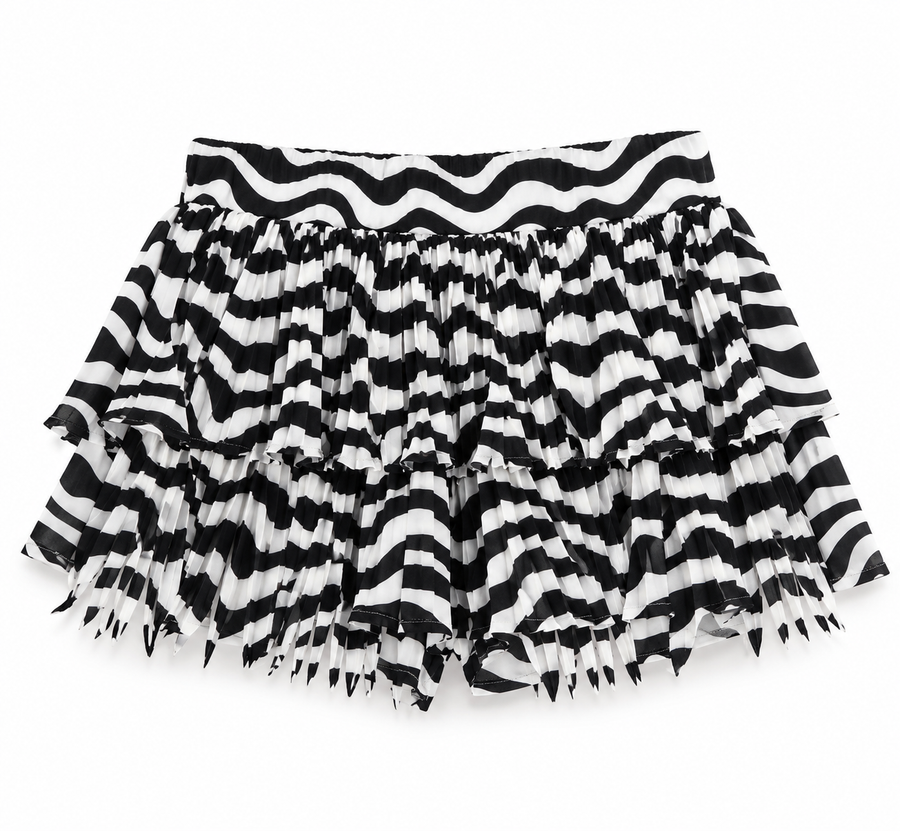 Mia Fringe Short White
