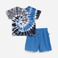 COBALT TIE DYE SS SET COBALT TIE DYE