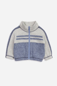 BLAKE BLOCK STRIPE JACKET NAVY
