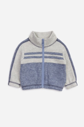 BLAKE BLOCK STRIPE JACKET NAVY