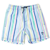 boys trunks - beach stripe multi