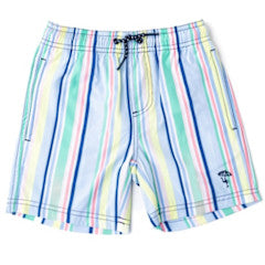 boys trunks - beach stripe multi