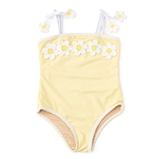 1pc - crochet - butter daisy yellow