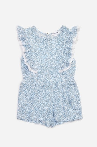 SEASIDE FLORAL ROMPER SEASIDE MULTI