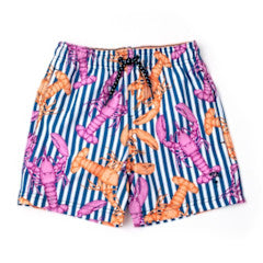 boys trunks - lobster stripe multi