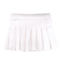 pleated active skirt - white white