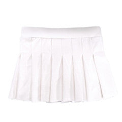 pleated active skirt - white white