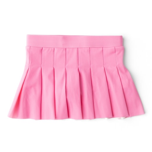 Skirt Pleated Active- Hot pink