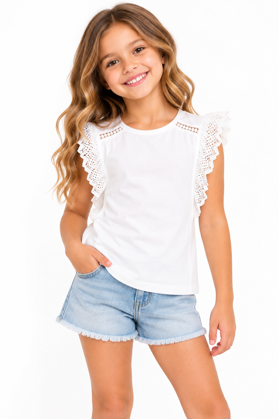Mayoral 3010 S/s Crochet All