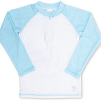 boys water appearing rashguard - sharks multi