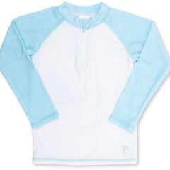 boys water appearing rashguard - sharks multi