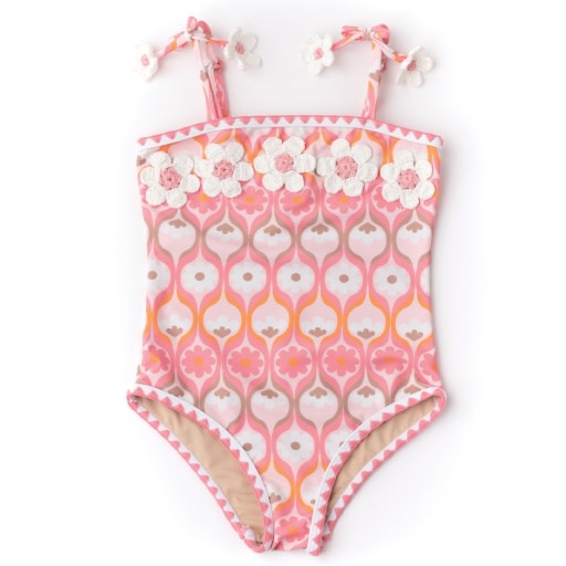 crochet pom pom 1pc - summer sorbet pink