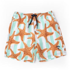 boys trunks - starfish stripe multi