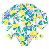 1pc - long sleeve - santorini citrus multi