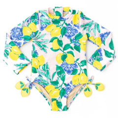 1pc - long sleeve - santorini citrus multi
