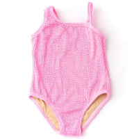 crinkle one shldr - pink pink
