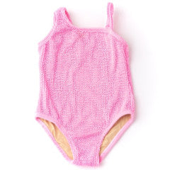 crinkle one shldr - pink pink